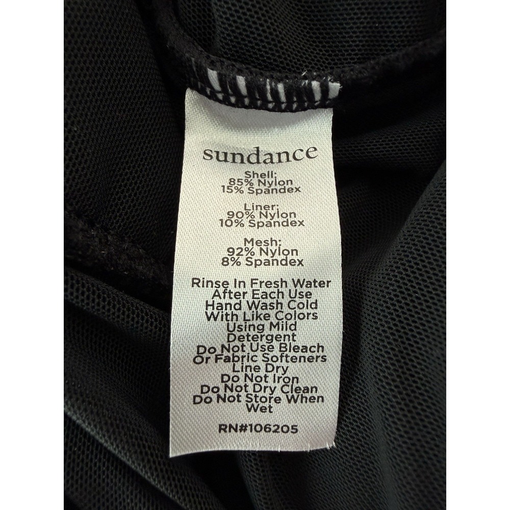Sundance Seas The Day One Piece Black Swim Suit Womens XL Resortwear Vacation - Picture 10 of 11